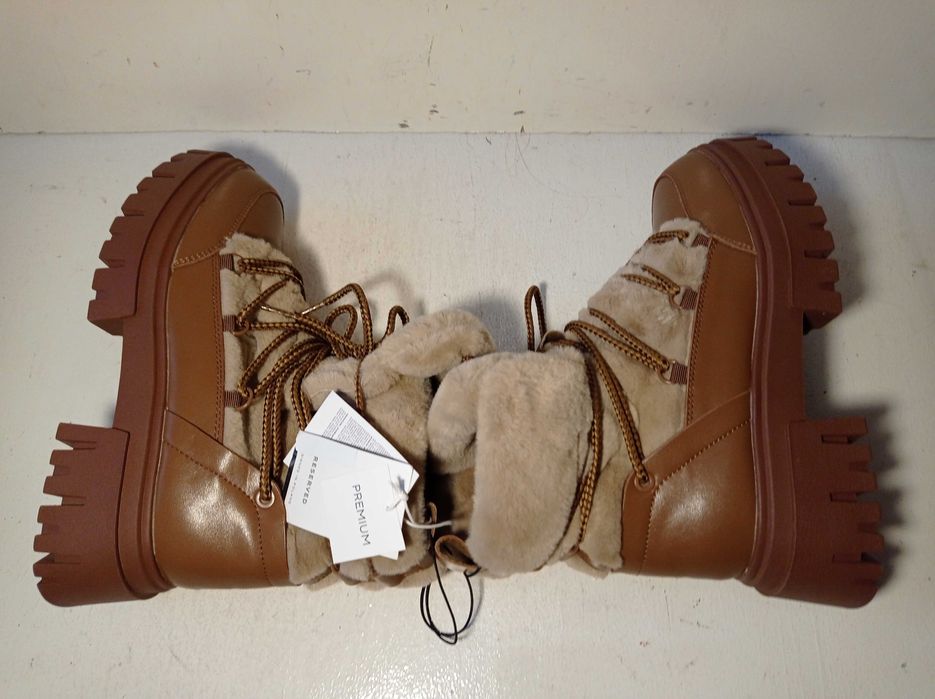 botki skórzane Reserved