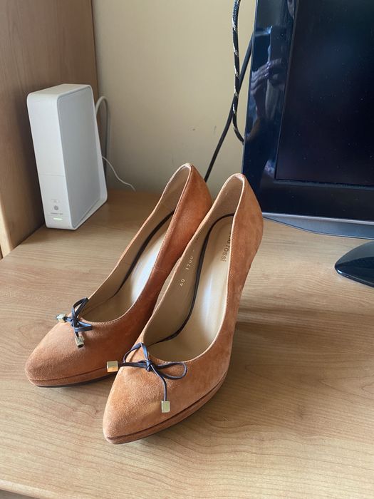 Gino Rossi oryginalne stylowe czółenka buty skóra naturalna nowe