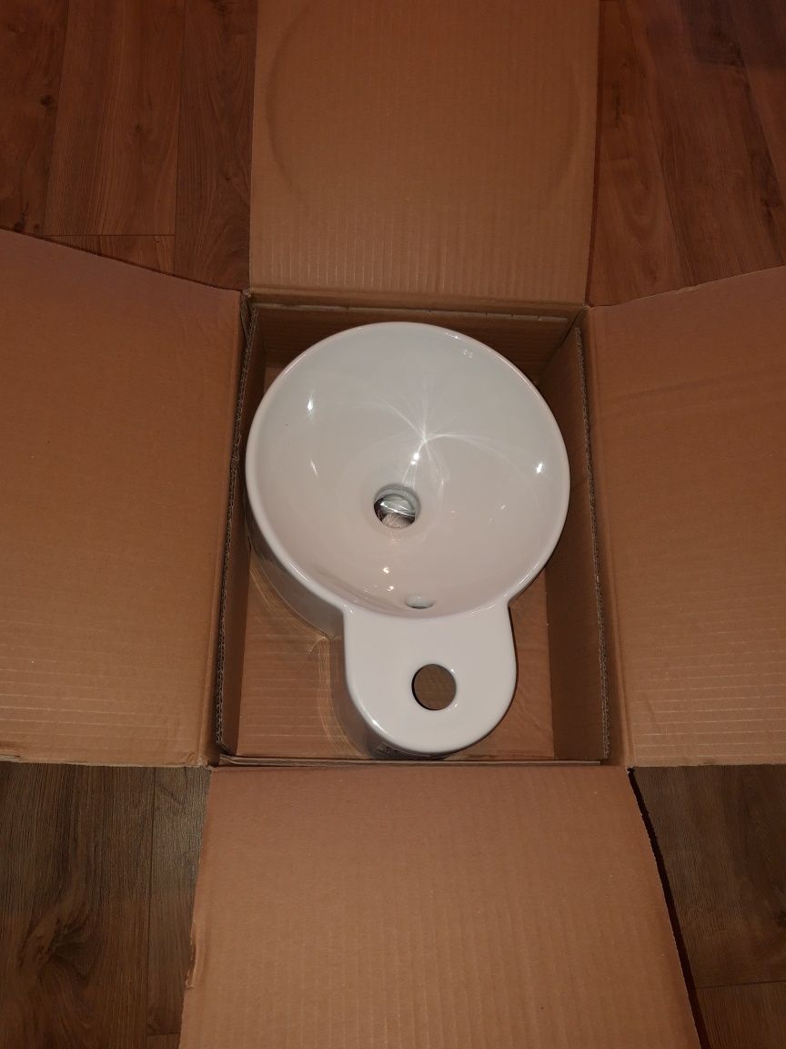 IKEA mała umywalka łazienkowa WC do łazienki 903.549.59 + syfon zestaw