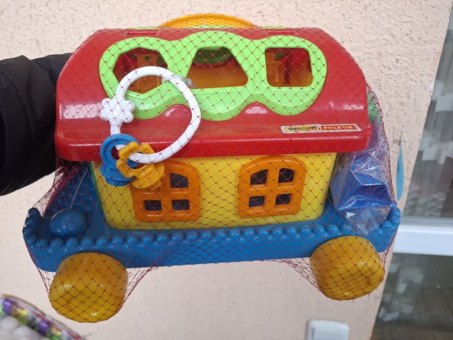 Диво Пірамідка 3 в 1 Качечка Limo Toy, Молоточок, Дім сортер