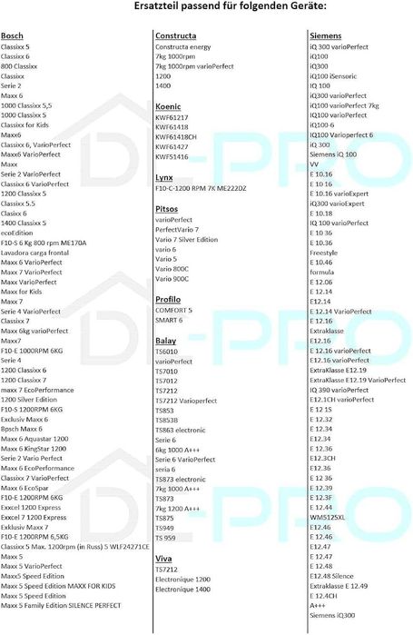 Fechadura para porta máquina de lavar - NOVO