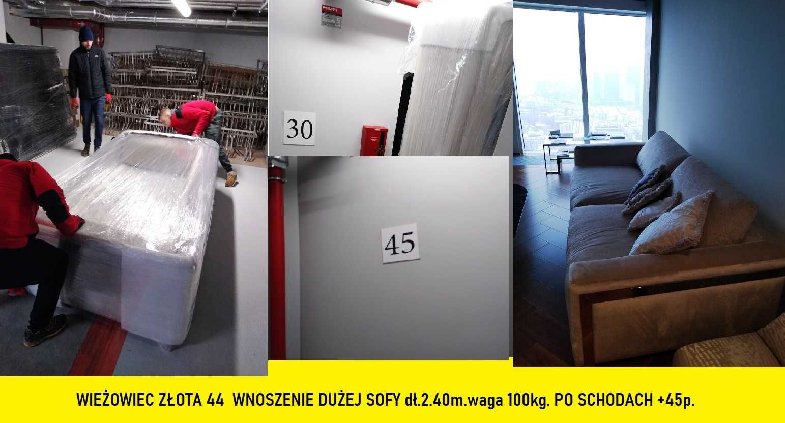 TRAGARZE 24h WNOSIMY/ZNOSIMY meble paczki AGD gabaryty art.budow wanny