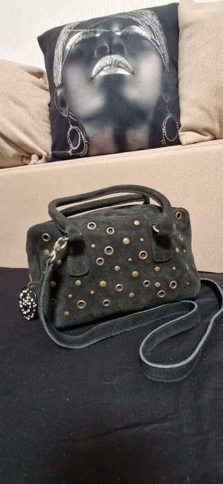 Сумка Испания замша натуральная 26×17×8см