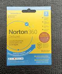 Norton 360 Deluxe  Anti-virus  3 Dispositivos 1 Ano