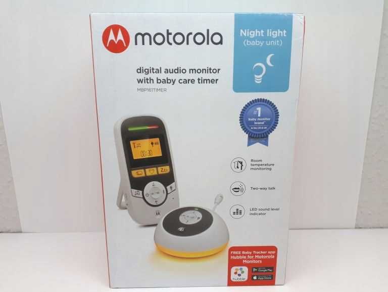 NOWA Niania Elektroniczna z LCD i lampką nocną Motorola Audio Monitor