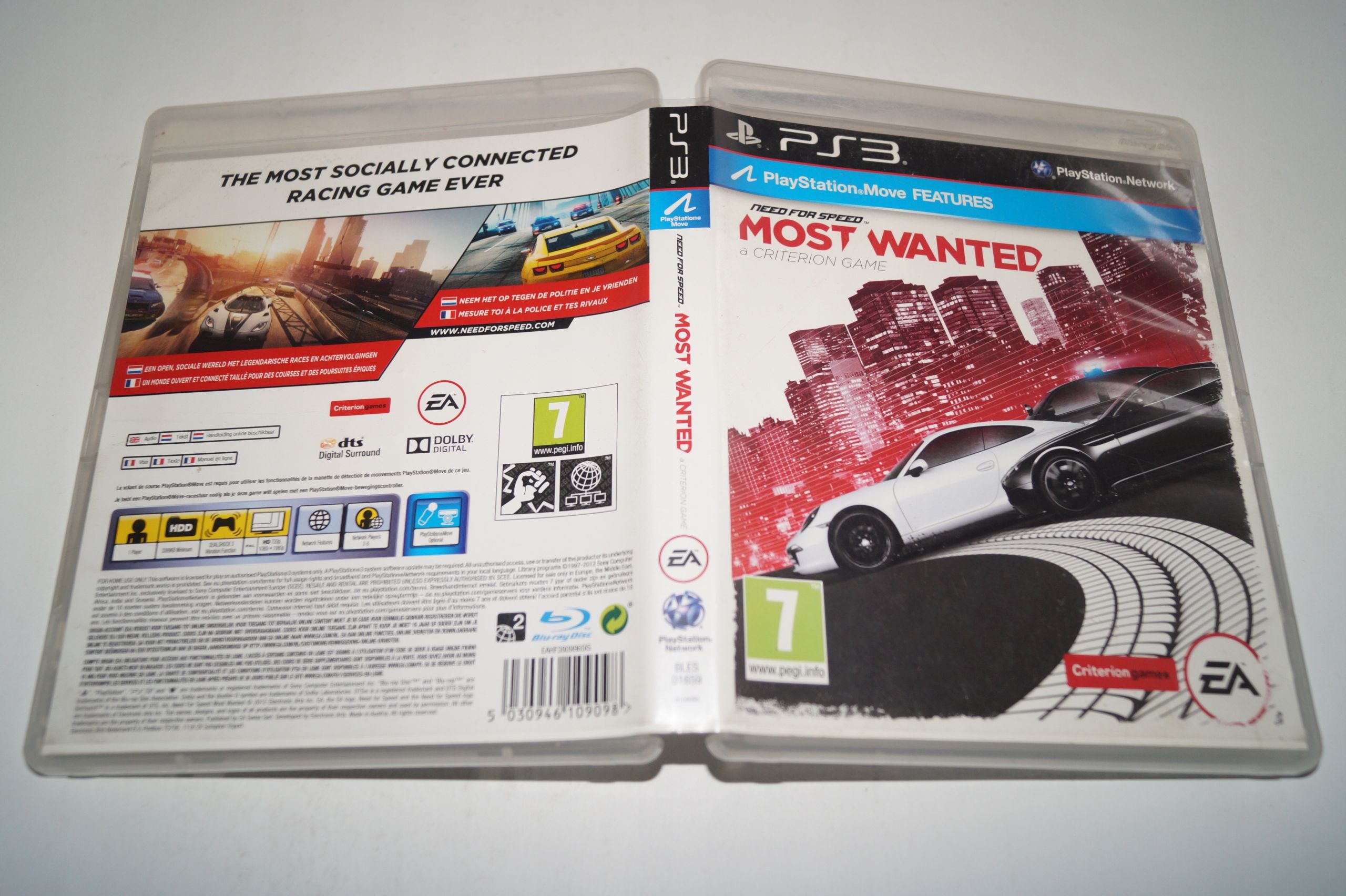 Need For Speed Most Wanted, Nfs Ps3 Sony Playstation 3 (Ps3) Pl Napisy