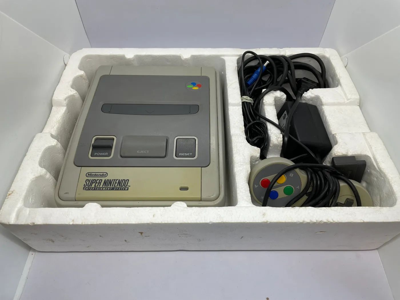 Konsola Nintendo SNES Super Nintendo + Karton Zestaw