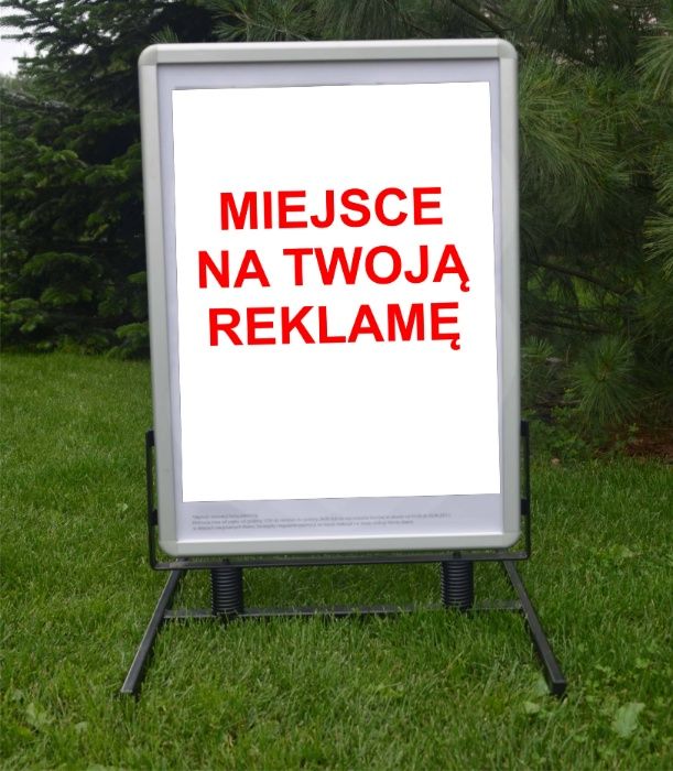 Potykacz reklamowy A1 dwustronny fabrycznie NOWY