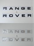 Legendas Range Rover preto ou cromado
