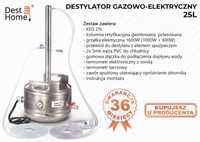 Destylator miedziany gazowo-elektryczny Kolumna Pot Still  25-50L