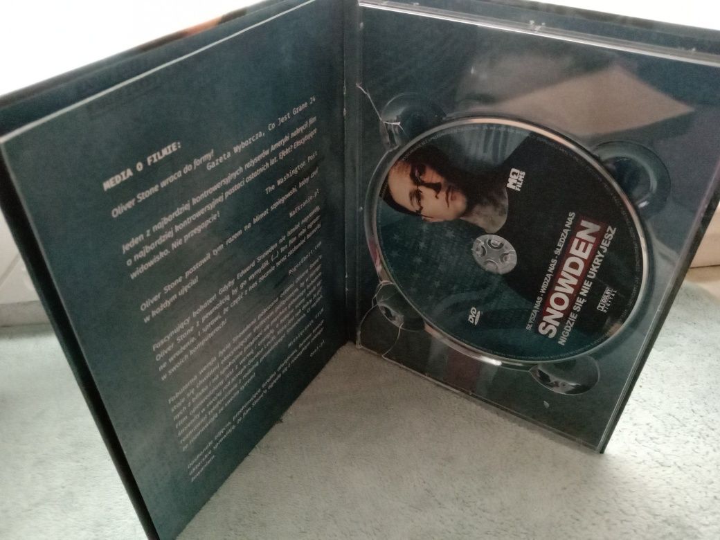Snowden , Nigdzie się nie ukryjesz , DVD.