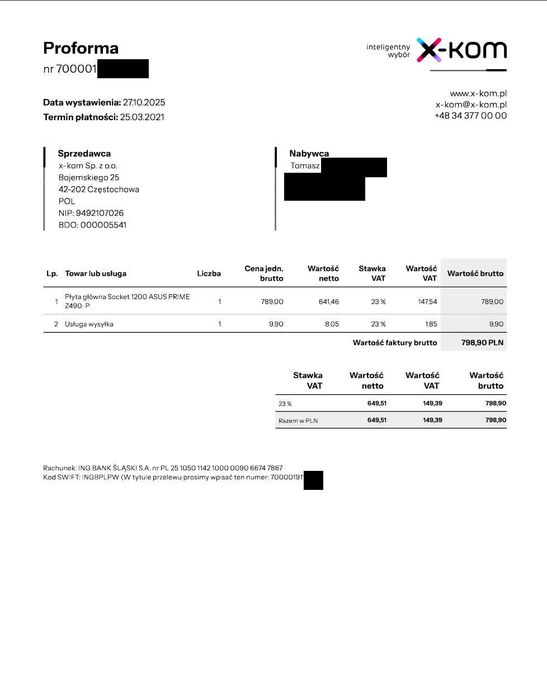 Płyta główna ASUS PRIME Z490-P ATX Intel Socket 1200