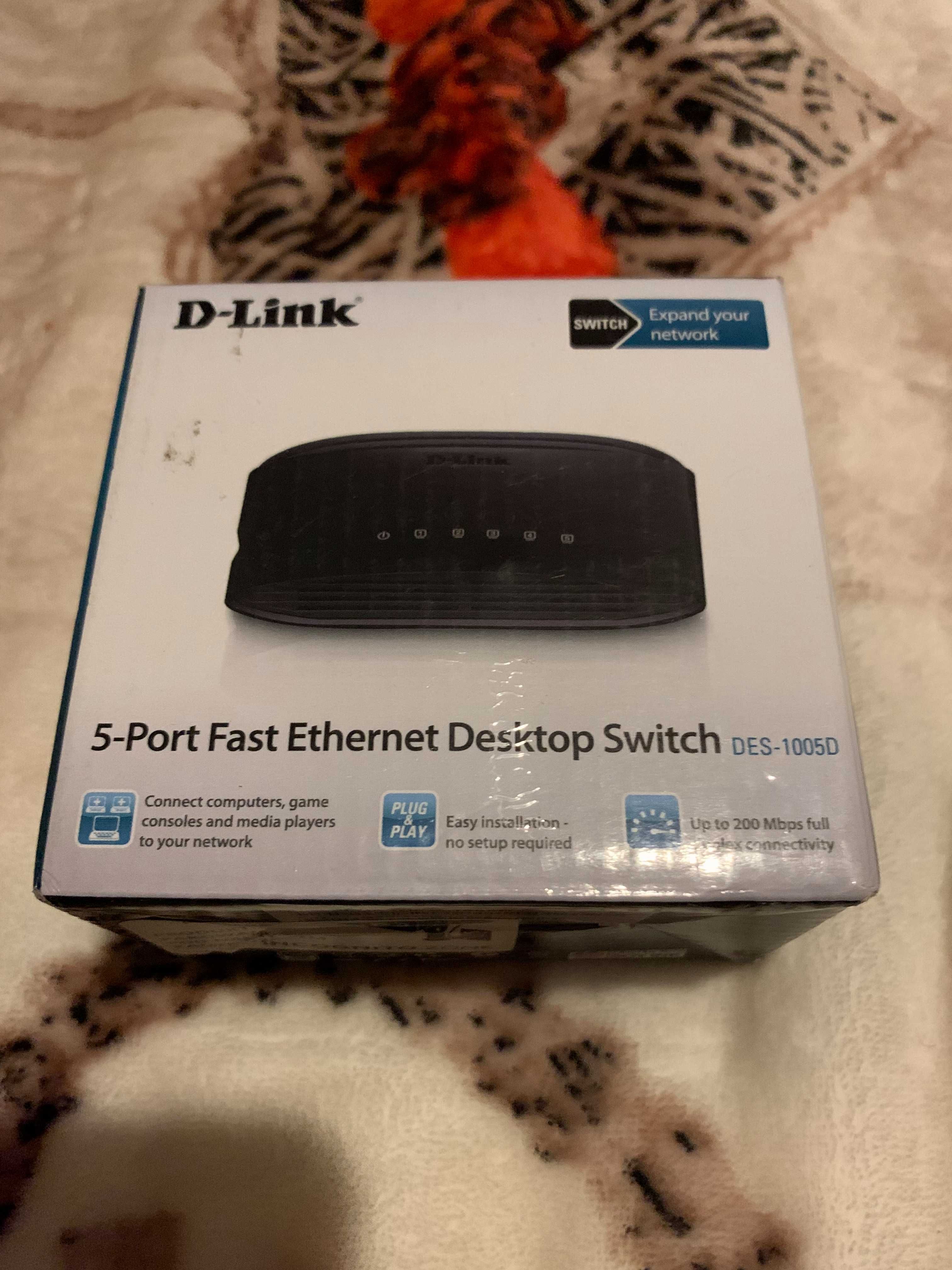 Switch D-LINK DES-1005D 5 port
