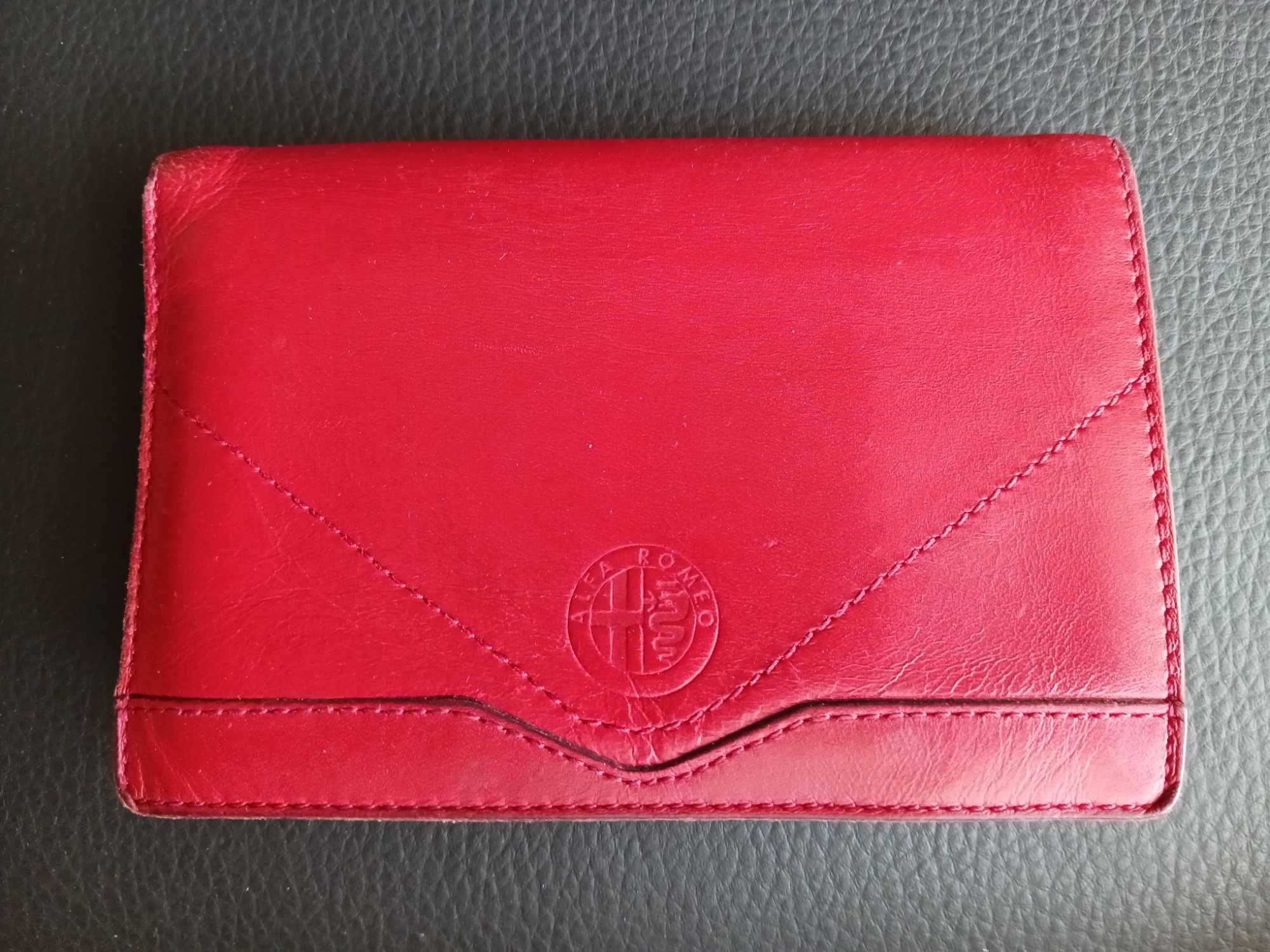 Carteira em pele da Alfa Romeo