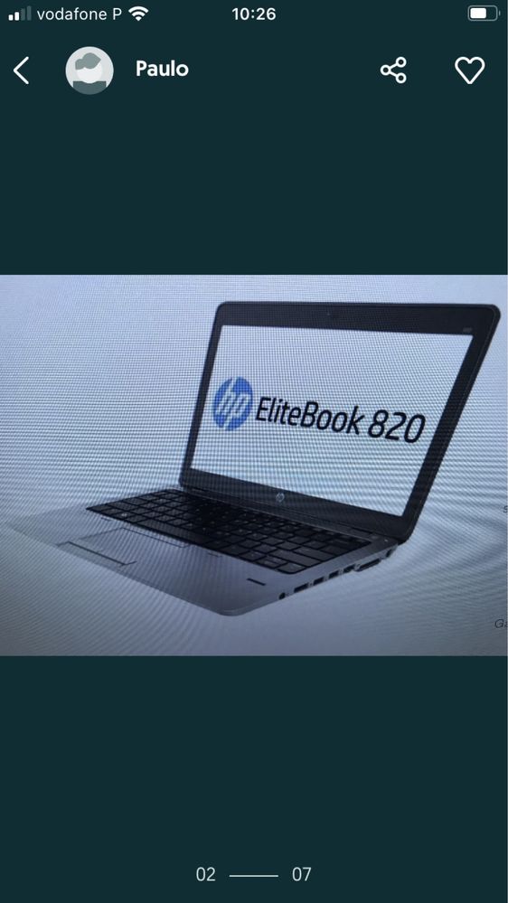 Portátil elitbook g20