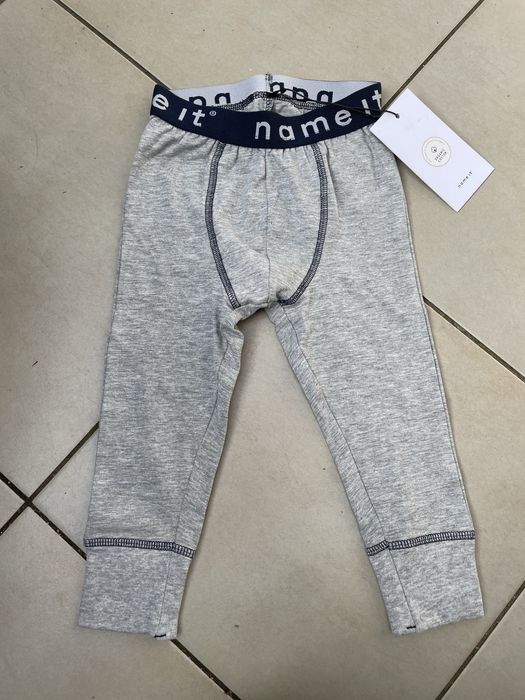 Kalesony chlopiece roz.86 cm szare bawelna organiczna