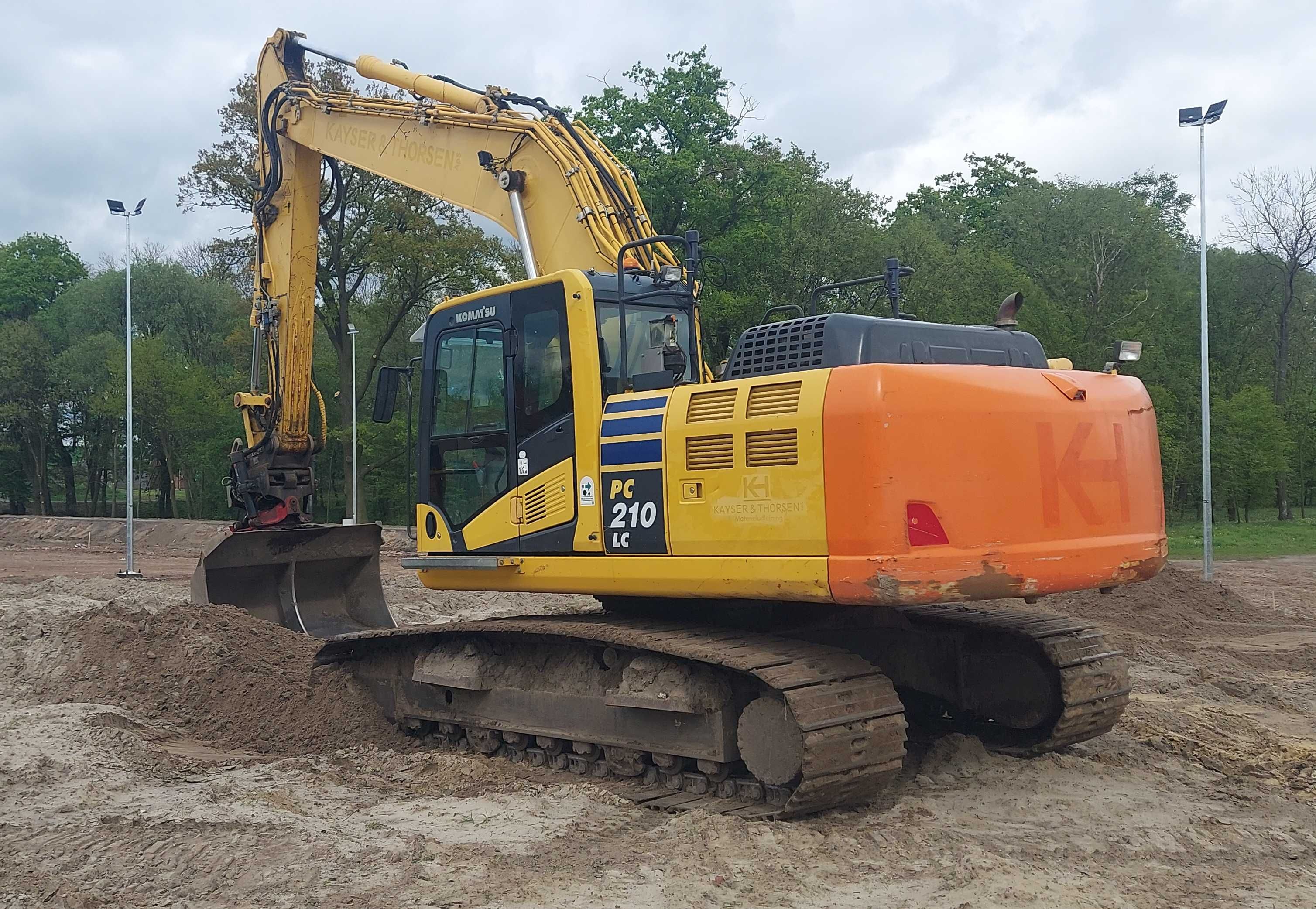 KOMATSU PC210LC-10 Rototilt R6 2 ŁYŻKI GPS 3D Koparka Gąsienicowa 2016