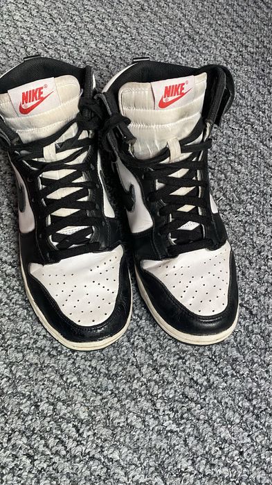 Кроссовки  Хайтопы кеды высокие nike кожаные оригинал!