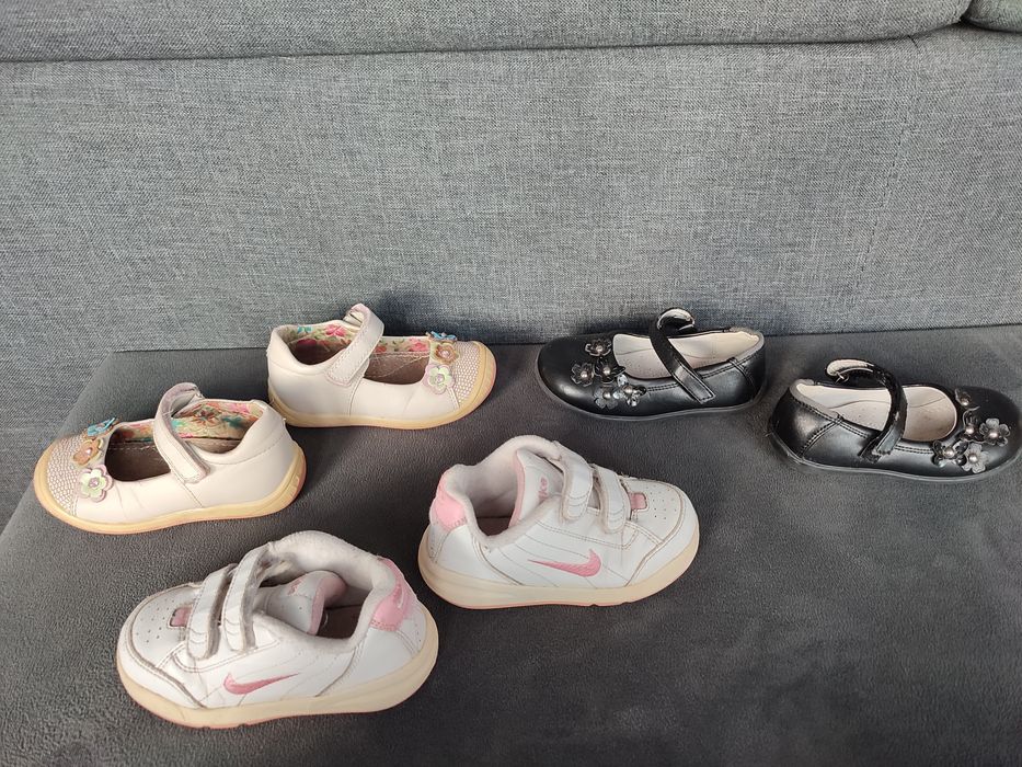 Zestaw 3 pary bucików 23 23,5 24 nike cool club buty