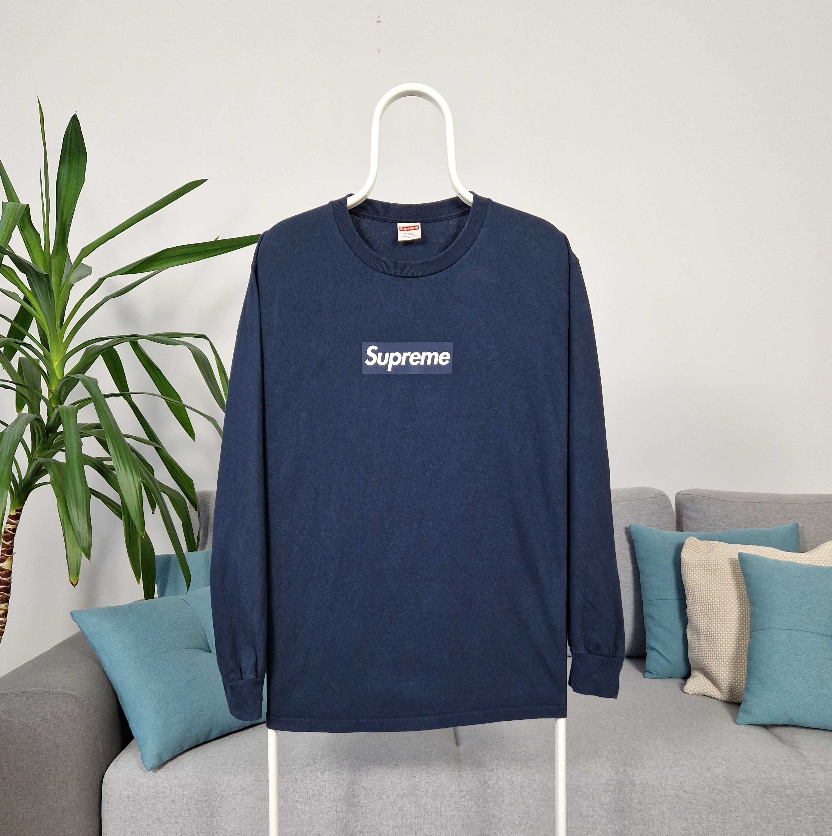 Supreme Box Logo LS T-shirt M koszulka męska z długim rękawem bluza