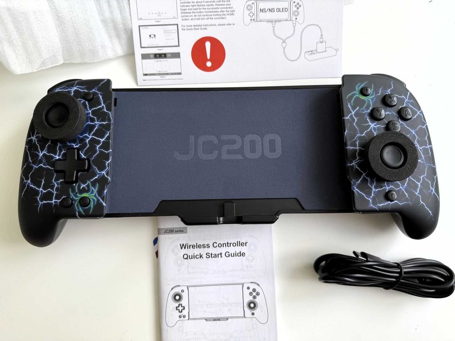 Gamepad JC200 z efektem Halla do konsol Nintendo Switch/OLED