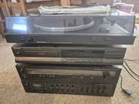 Wieża Diora CD Technics gramofon Unitra