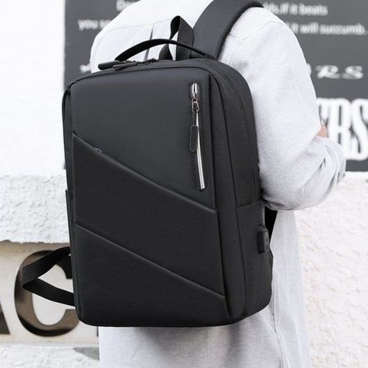 Mochila preta Cool City para laptop 15"-16"