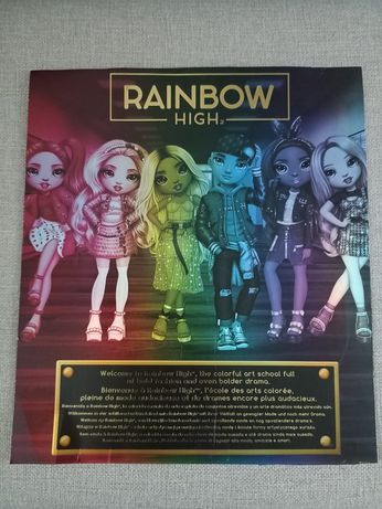 Tył pudełka Rainbow High seria 2