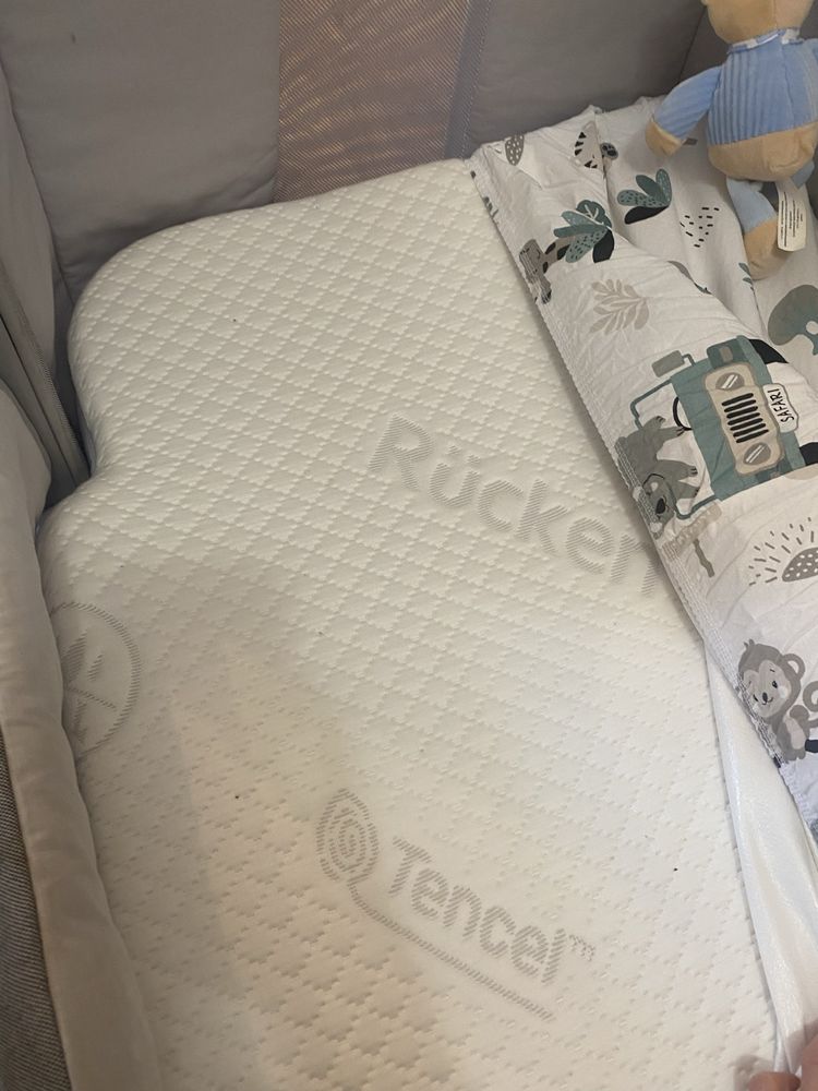 Lóżeczko dostawka chicco next2me forever z dodatkowym materacem