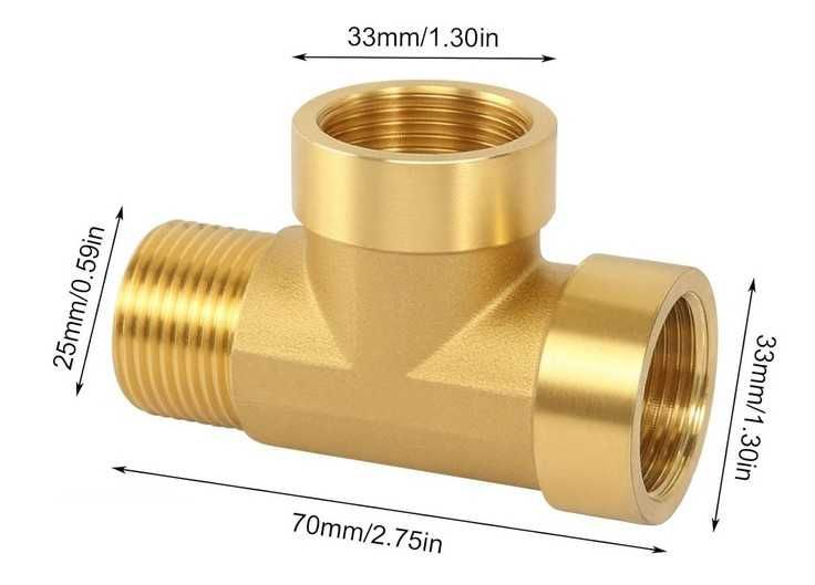 Trójnik mosiężny 3/4" AOROPS