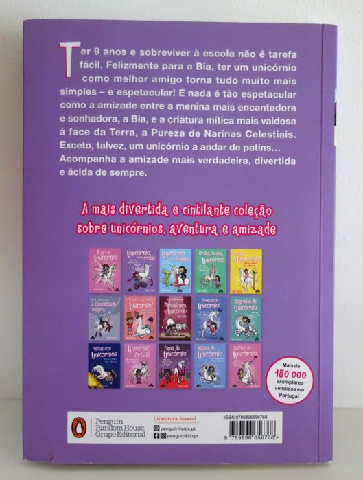 Livro Bia e o Unicórnio - Unicórnio Sobre Rodas N.º 2 * Envio gratuito