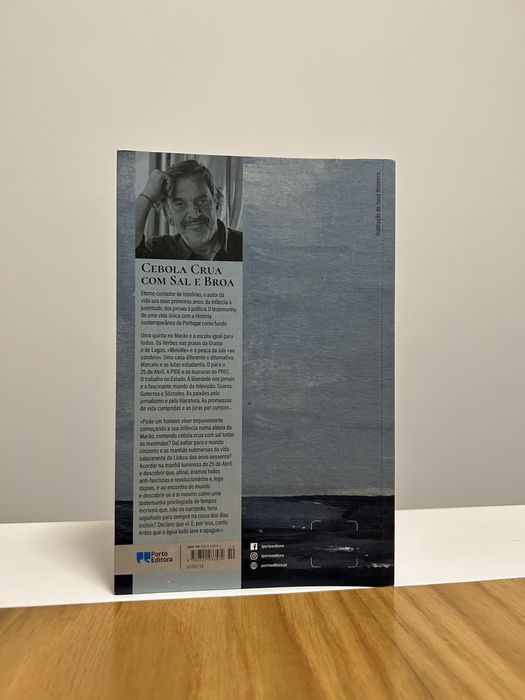 Cebola crua com sal e broa, Miguel Sousa Tavares