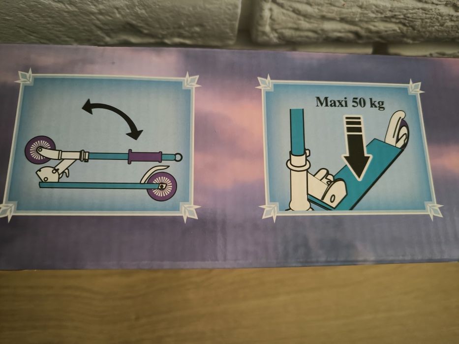 Hulajnoga dla dzieci SMOBY Kraina Lodu.
Stan bardzo dobry. Orginalne o