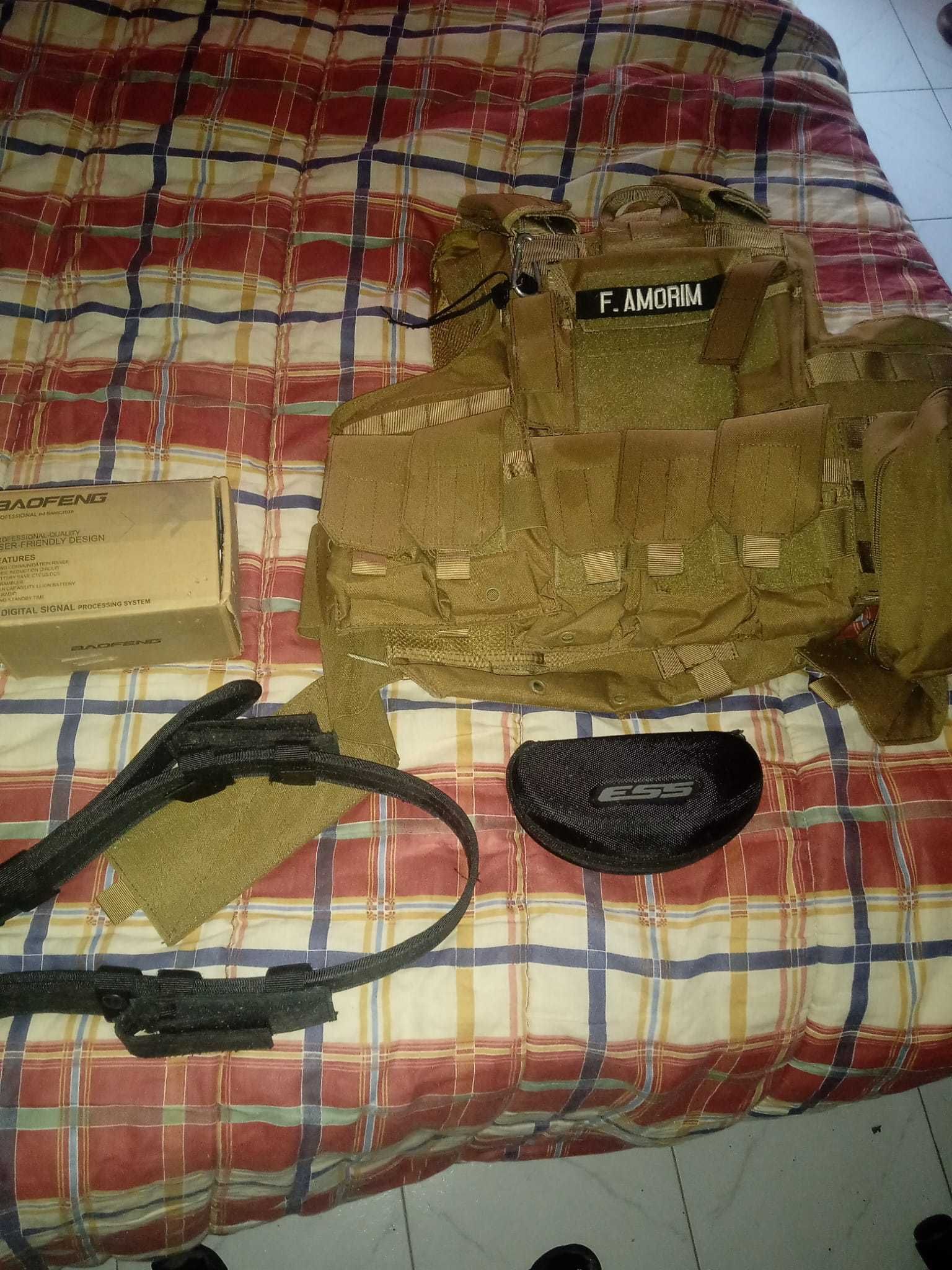 Equipamento de Airsoft à Venda - VENDO APENAS O KIT COMPLETO