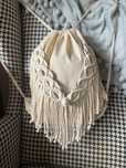 Worek plecak bawełniany makrama boho Handmade hippie