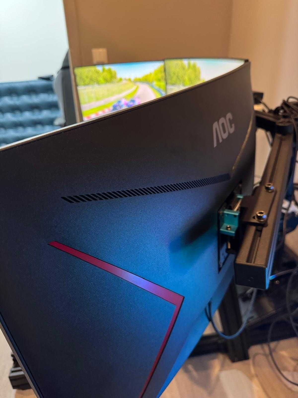 Vendo 3 monitores AOC – 32” Curvo, 240Hz, 0.5ms 150€ cada ou 400€ os 3