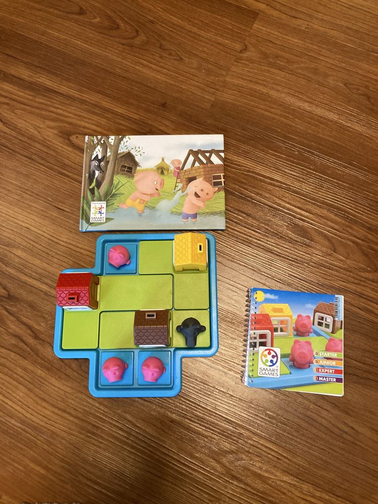 Gra logiczna Trzy Małe Świnki Deluxe Smart Games