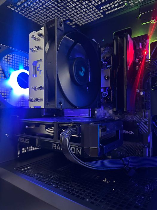 Komputer do gier Ryzen 8700F RX 9060 XT 1TB 32GB  FV23% Gwarancja 24M