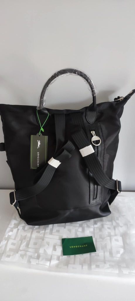 Czarny plecak LONGCHAMP Nowy