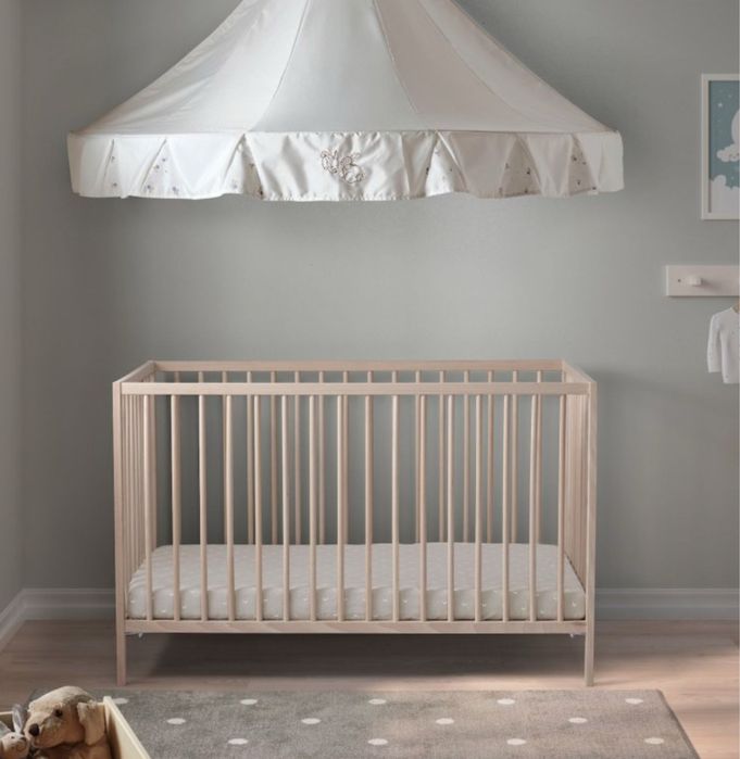 Дитяче ліжечко IKEA  SNIGLAR бук