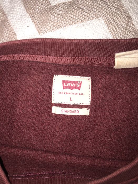 Світшот Levis бордовий