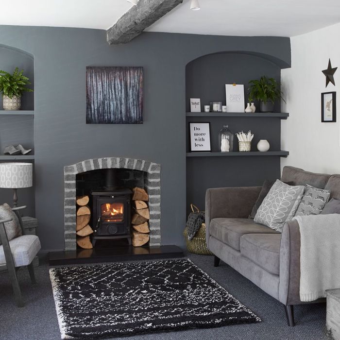 Quadro pintura abstrato “Dark forest” - 50x50 cm