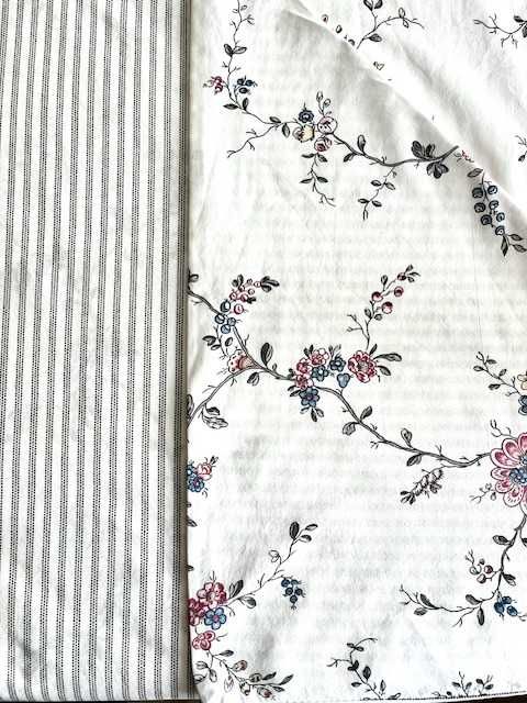 Piękny komplet pościeli  bawełnianej  w stylu vintage 200/200 cm