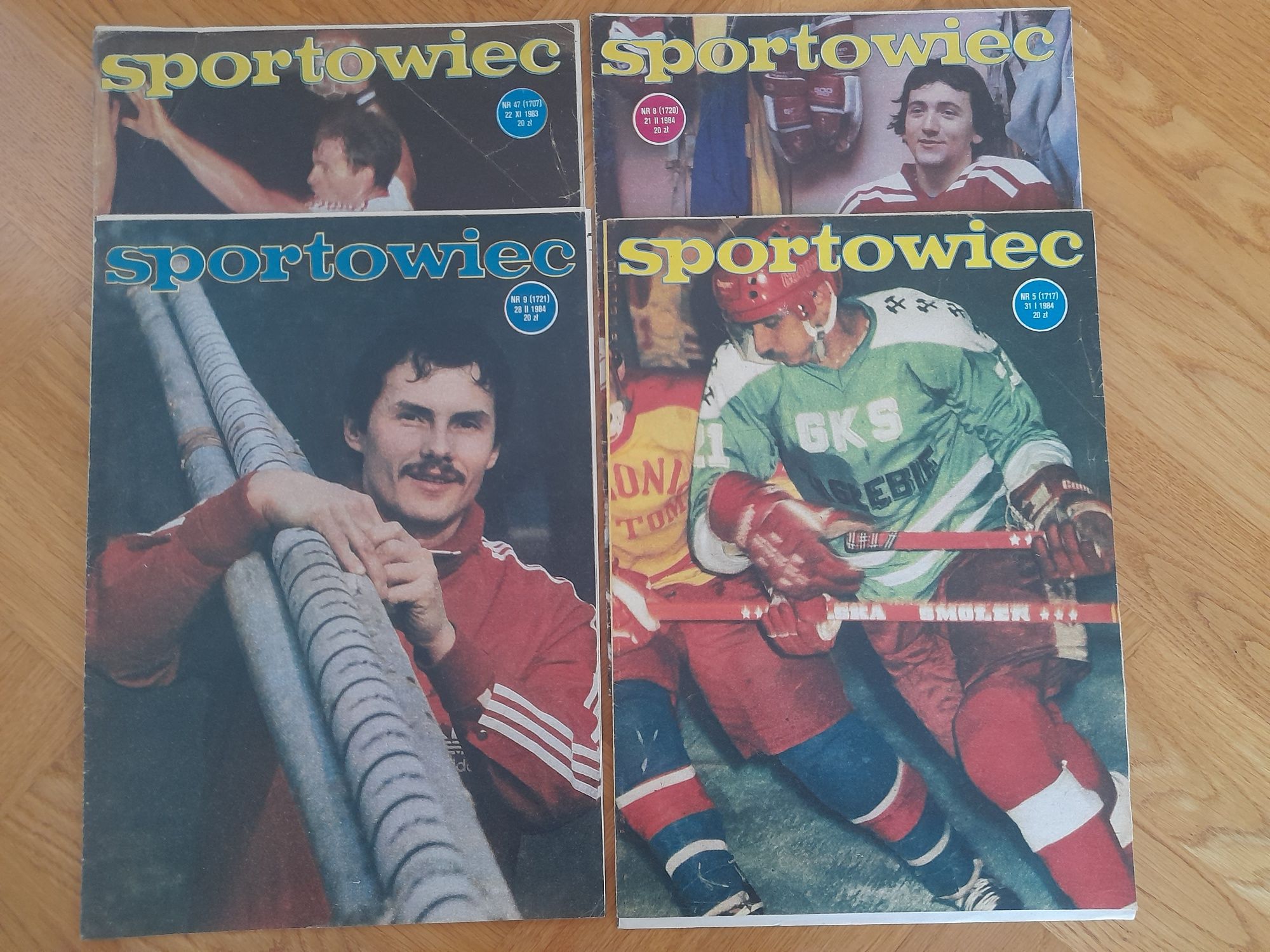 Czasopismo sportowiec  rocznik 1983 i 1984, gazeta sportowiec