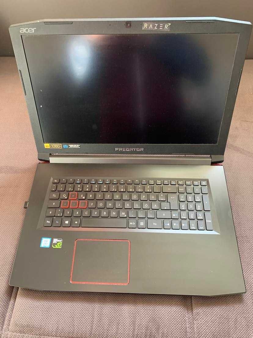 Acer Predator Helios 300 17" i7-8750H/16GB/256GB SSD/GTX1060