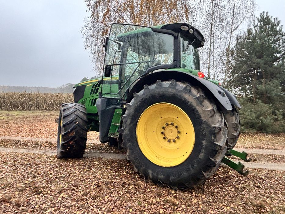 John Deere 6190R PQ, BRUTTO! Umowa tuz, pneumatyka (fendt,case,claas)