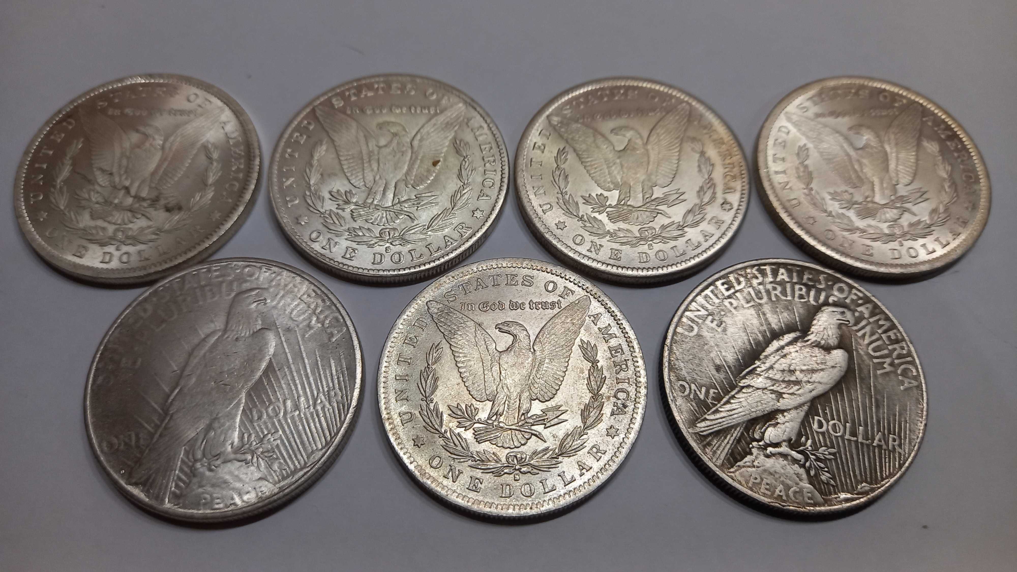 Сувенірна монета 1 Morgan Dollar «Моргановский доллар» різні роки