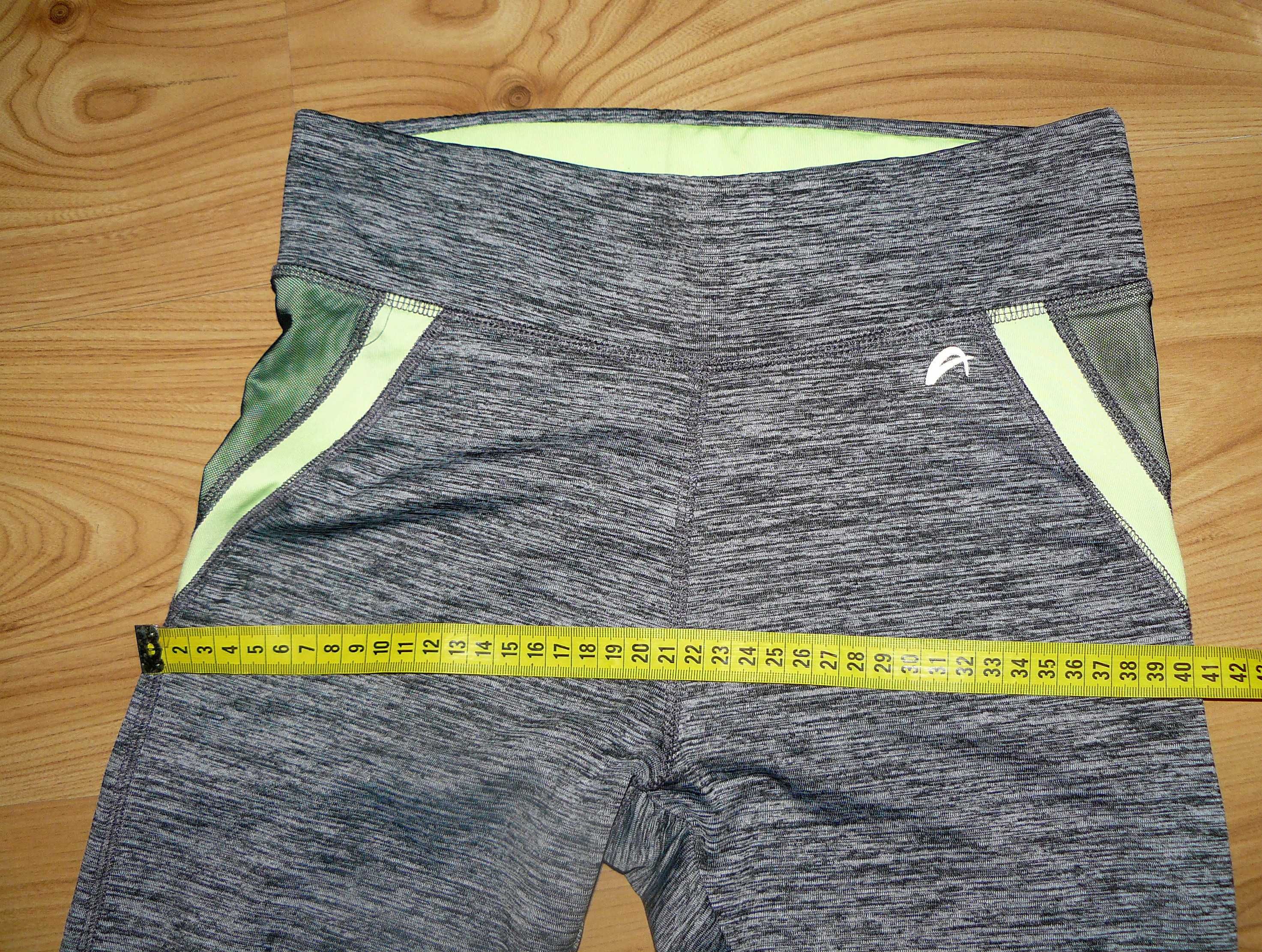 Krótkie legginsy F&F, sportowe szorty idealne na siłownię. Rozmiar M