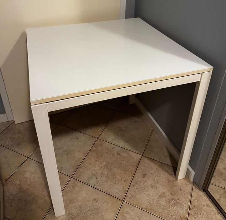 IKEA MELLTORP stół biały 75 x 75 cm, melamina