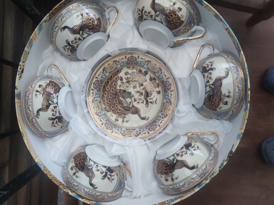 Чайний сервіз, кофейний сервіз на 6 персон, фарфор